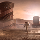 Artist’s conception of a future Martian base.